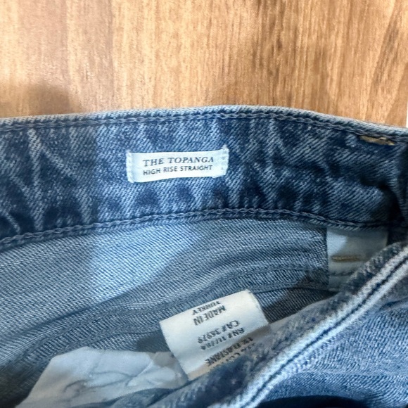 Rails Denim The Topanga High Rise Straight Leg Blue Jeans - Picture 5 of 6